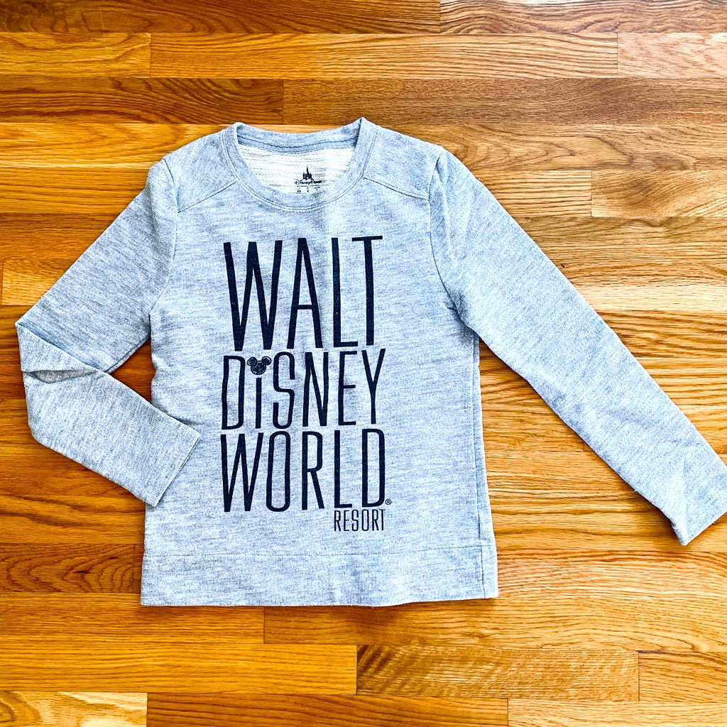 Walt Disney World Resort Gray Sweatshirt